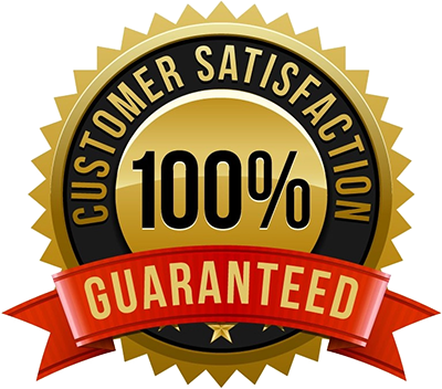 100% Satisfaction Guaranteed Badge