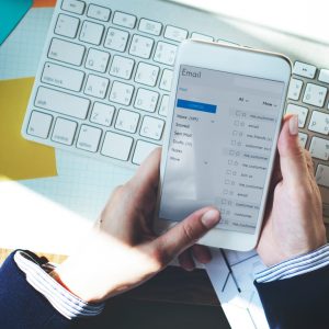 Email Omni Center Miami Person Using E-mail Online Messaging