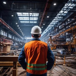 Factory architecture engineering working.